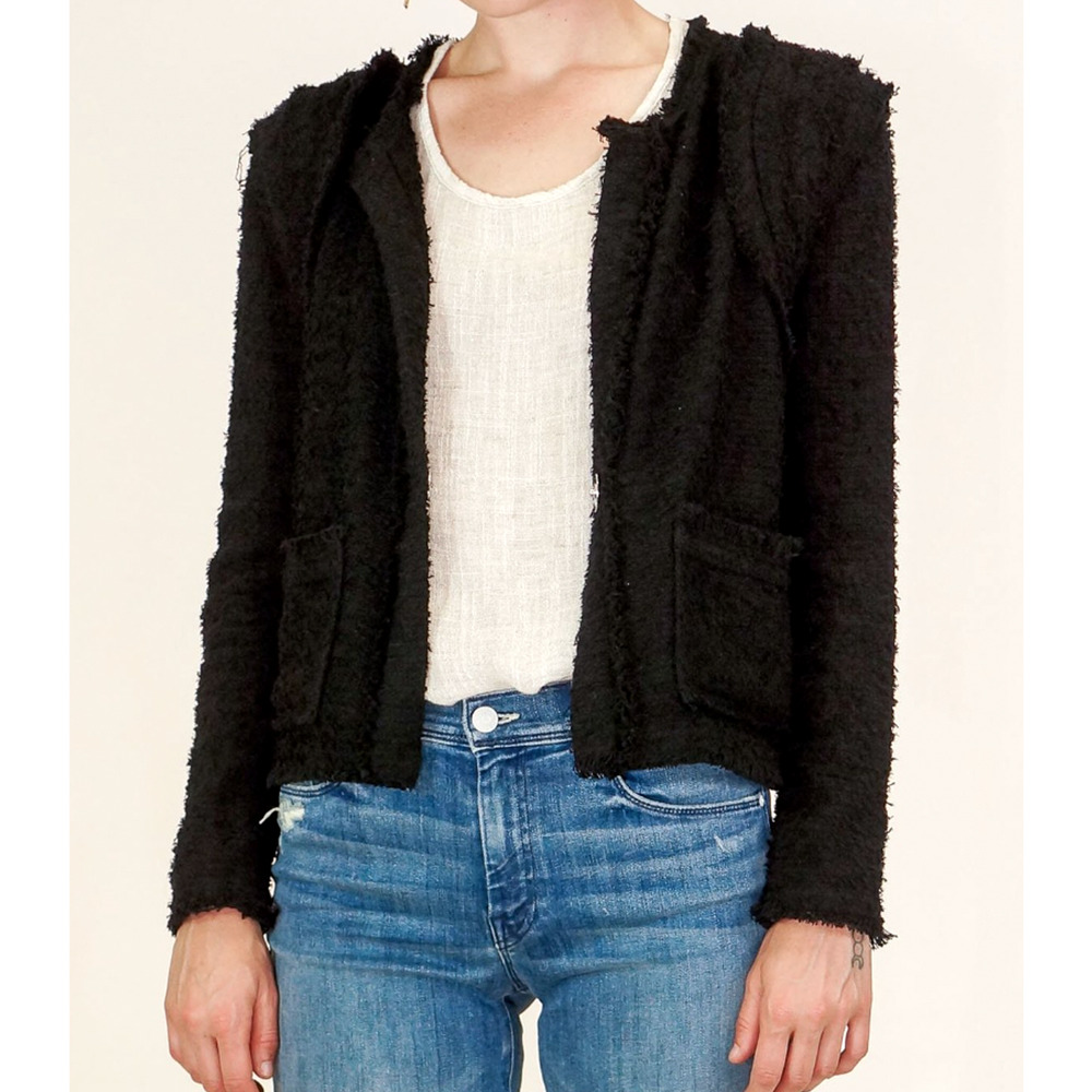 IRO Black Textured Jacket